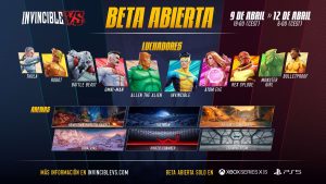 La Beta Abierta de Invincible VS ya está disponible en PS5 y Xbox Series