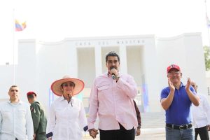 Maduro y Cilia respaldan la movilización contra sanciones
