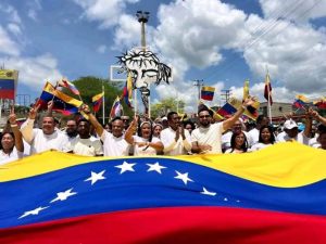 Gran Peregrinación Nacional "Venezuela sin sanciones y en paz" llegó a Caracas