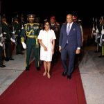 Presidenta (E) Delcy Rodríguez fue recibida con honores en Barbados para cumplir agenda estratégica