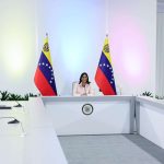 Presidenta (e) saluda reanudación de relaciones de Venezuela con el Fondo Monetario Internacional