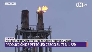 Producción de crudo venezolano creció en 75 mil barriles diarios