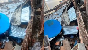 Tanque de agua colapsó sobre vivienda y provocó una tragedia en la parroquia San Agustín de Caracas