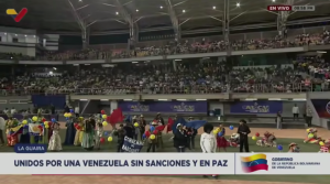 La Gran Peregrinación Nacional por una Venezuela en Paz y sin Sanciones arribó a La Guaira