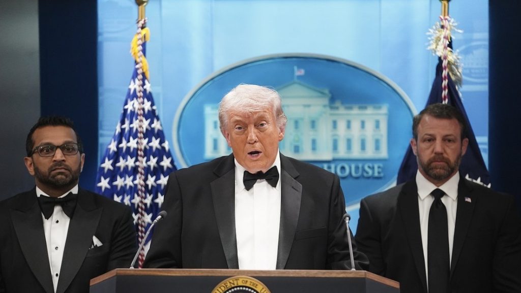 Trump ofreció detalles del incidente de seguridad en la cena de corresponsales en Washington