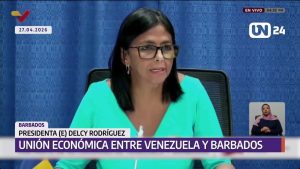 Venezuela y Barbados establecen unión económica y comercial