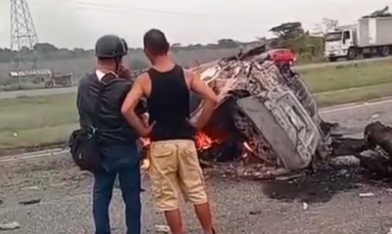 Fatal accidente en autopista de Portuguesa deja saldo de tres fallecidos de una misma familia