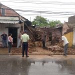 Aguacero tumbó dos casas y generó apagones en el Tuy