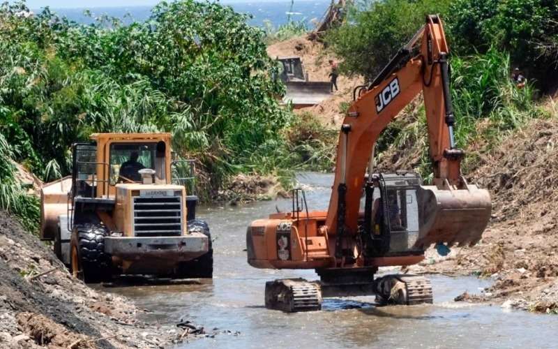 Avanzan obras de mitigación en la quebrada Catuche ante las lluvias en Caracas