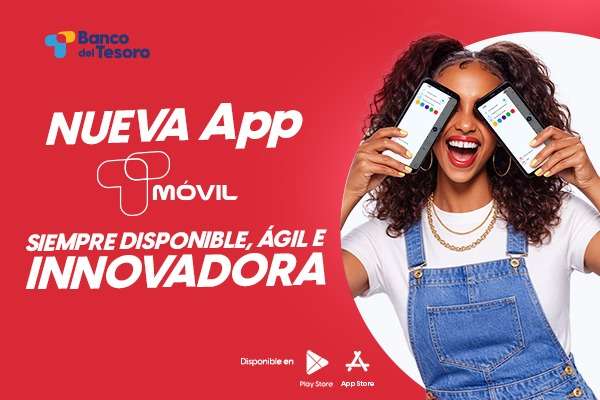 Banco del Tesoro ofrece libertad financiera en la palma de tu mano con T Móvil