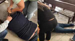 Lámpara de iglesia se desprendió y cayó sobre varios feligreses