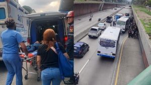 Violento intento de robo en autobús de pasajeros dejó tres heridos en Caracas: El asaltante se dio a la fuga