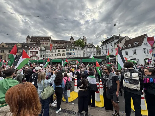Contundentes manifestaciones en Viena contra participación de Israel en Eurovisión
