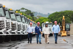 Gobierno Nacional entregó flota de camiones y maquinaria para reforzar servicios públicos