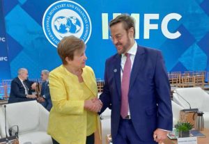 Felix Plasencia se reunió con directora del FMI