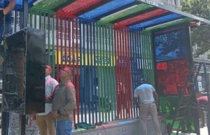 Inauguran parada futurista en la avenida Panteón de Caracas