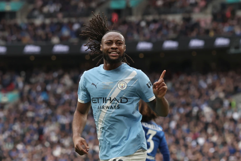 Manchester City ganó la FA Cup con gol de Semenyo