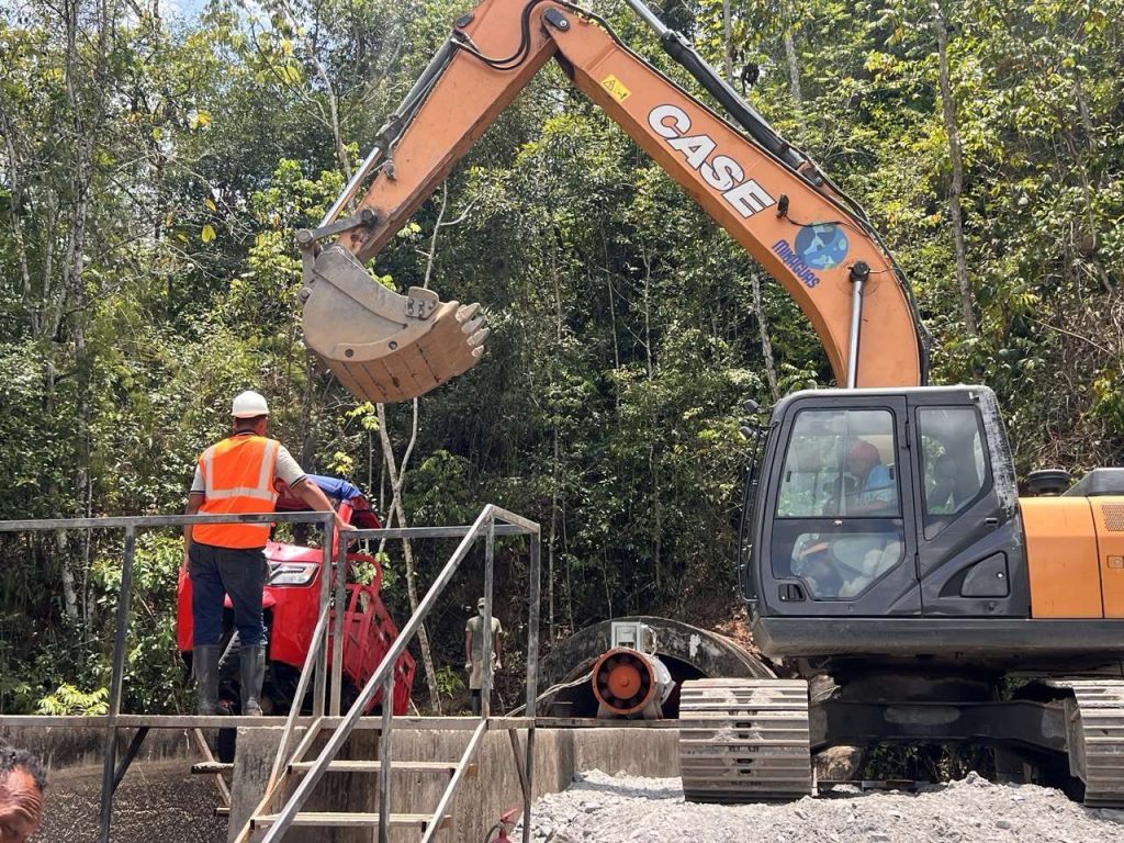 Más de 950 m³ de roca han sacado del túnel trasvase del Turimiquire