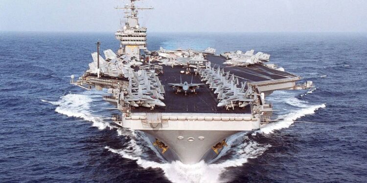 Comando Sur de EEUU confirma llega del portaviones USS Nimitz al mar Caribe