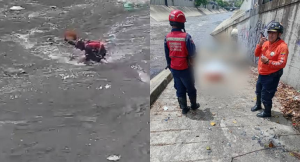 Hallan el cuerpo de una mujer abandonado en el río Guaire