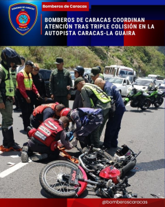 Choque en la Caracas-La Guaira dejó un lesionado