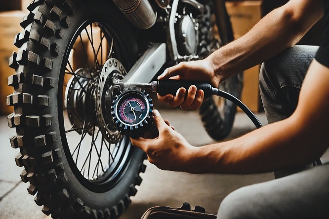 Alberto Constantino Konrad Dávila - Presión de neumáticos ¡El arte de la tracción perfecta en el motociclismo off-road! - FOTO