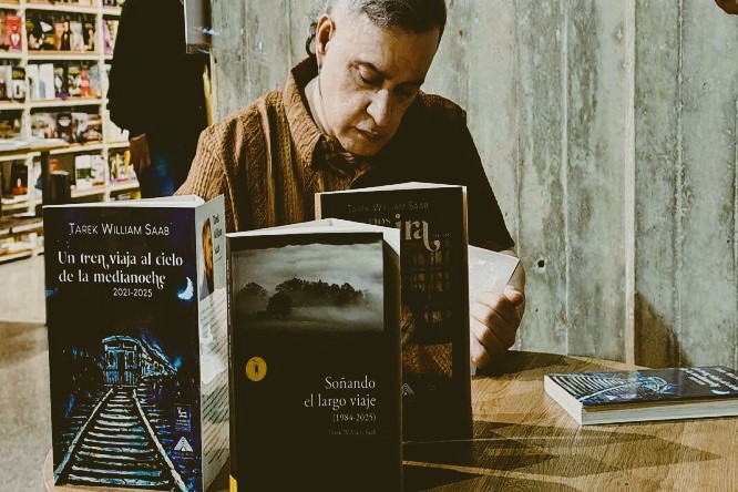 Tarek William Saab - Viaje al silencio interior ¡La fuerza de la introspección poética como refugio de la palabra! - FOTO