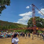Inaugurado puente colgante en comunidad rural de Cumaná