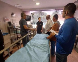 Inspeccionaron áreas del oncológico Padre Machado