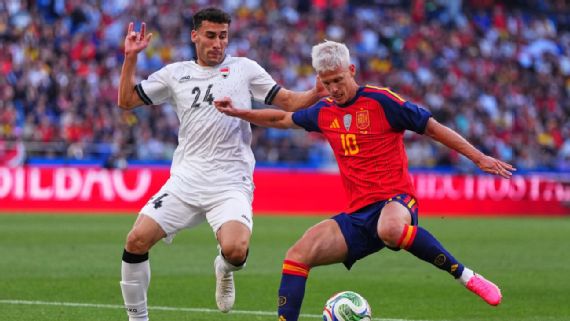 España empató ante Irak en su penúltimo partido de fogueo