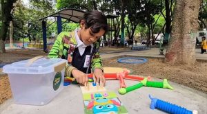Niños neurodivergentes cuentan con un espacio dentro del parque Arístides Rojas