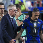 Raphinha quedó fuera de la selección por lesión