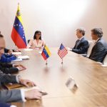 Presidenta Rodríguez sostuvo una reunión de alto nivel para evaluar la agenda energética bilateral entre Venezuela y Estados Unidos