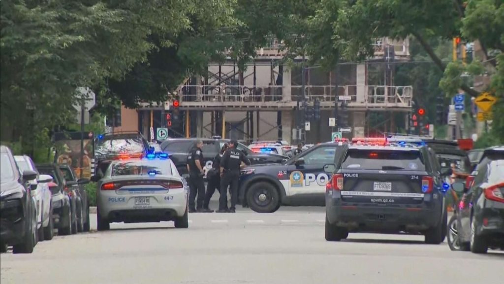 Tiroteo dejó tres muertos durante un operativo policial en Montreal