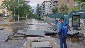 Alcalde de Baruta da detalles sobre la rotura de tuberías en El Cafetal