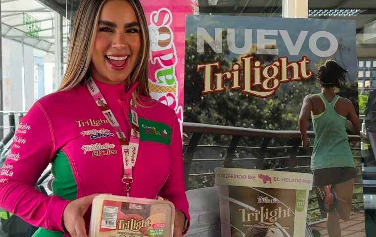el helado ligero de Crema Helados que combina tres sabores llega a Venezuela