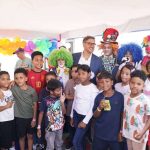 Canciller Plasencia inspecciona campamento transitorio en Chapellín con 80 familias