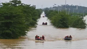 China: 39 muertos por inundaciones
