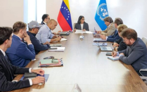 Representantes de la ONU se reunieron con Delcy Rodríguez para evaluar la respuesta a la emergencia