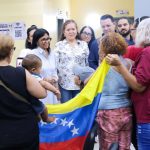 Delcy Rodríguez inspecciona refugio Mariano Picón Salas en Petare