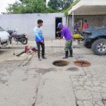 Ejecutan saneamiento de alcantarillas y vías en Santa Lucía del Tuy
