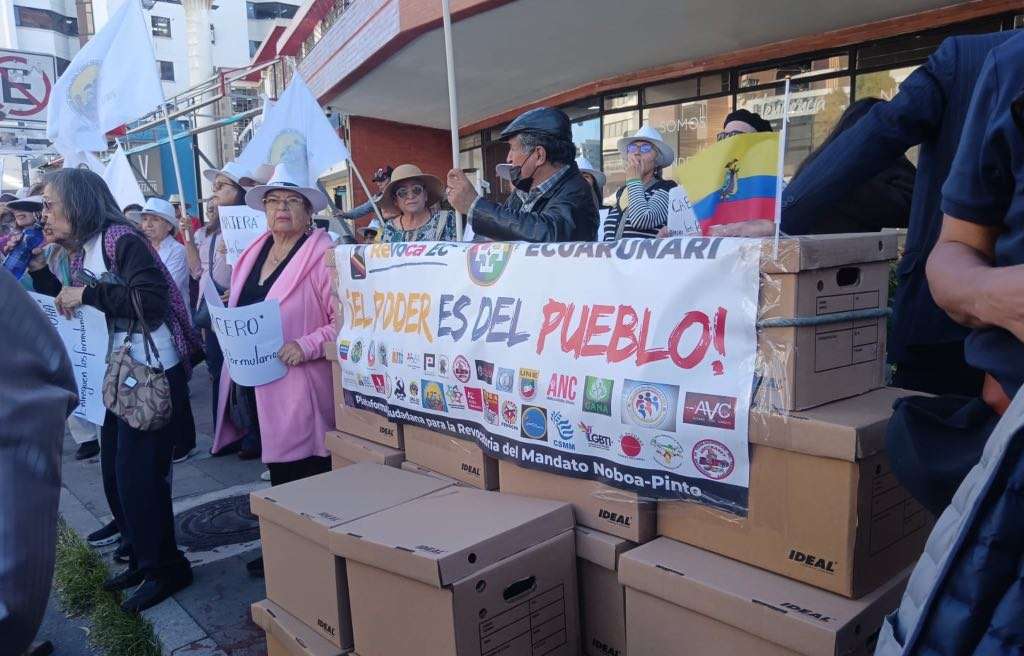 Insisten en pedir revocatorioa Noboa
