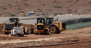 Israel levanta muro en el valle del Jordán