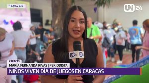 Niños viven día de juegos en campamento César Rengifo