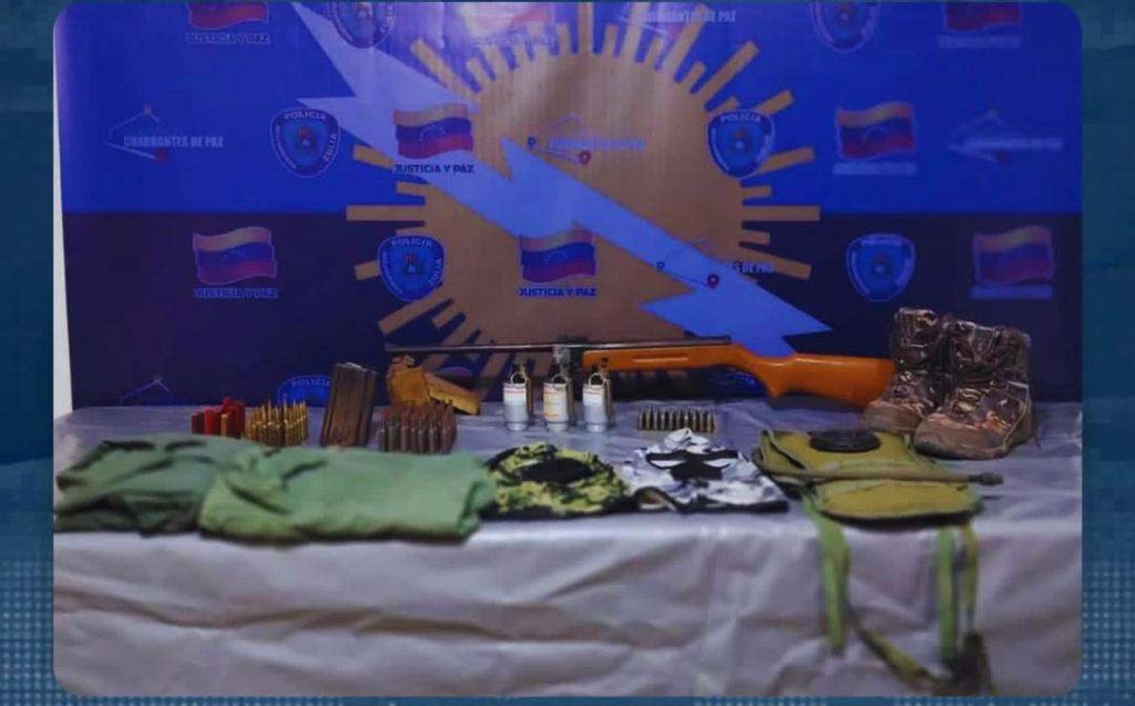 Polizulia incautó material bélico - Últimas Noticias
