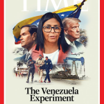 Presidenta Delcy Rodríguez figura central en la portada de la revista Time