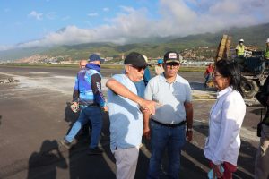 Presidenta (E) Rodríguez supervisa avances en trabajos de rehabilitación integral en la pista principal del Iaim