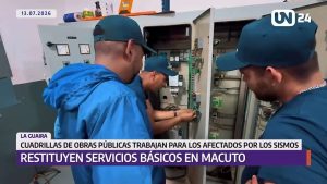 Restituyen los servicios básicos en Macuto tras doblete sísmico