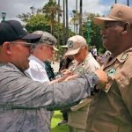 Rinden homenaje a guardaparques y bomberos forestales tras su labor en la emergencia sísmica
