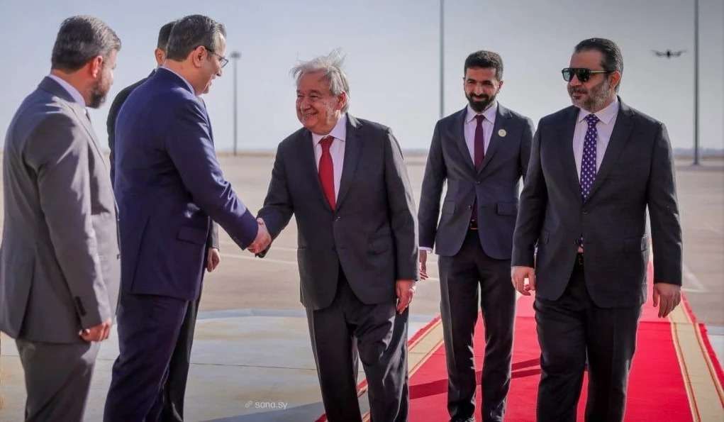 Secretario General de la ONU António Guterres visita Siria